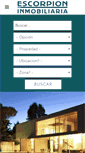 Mobile Screenshot of escorpioninmobiliaria.com